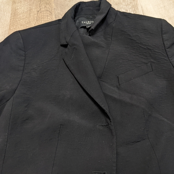 Talbots Black Wool Blend Blazer Jacket - Picture 3 of 14